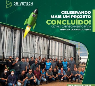 ¡Celebrando otro proyecto terminado! Último envío a INPASA Dourados/MS.