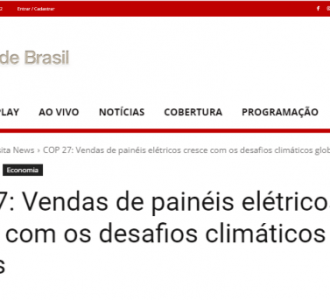 COP 27: Vendas de painéis elétricos cresce com os desafios climáticos globais 