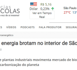 Bioparques de energia brotam no interior de São Paulo 