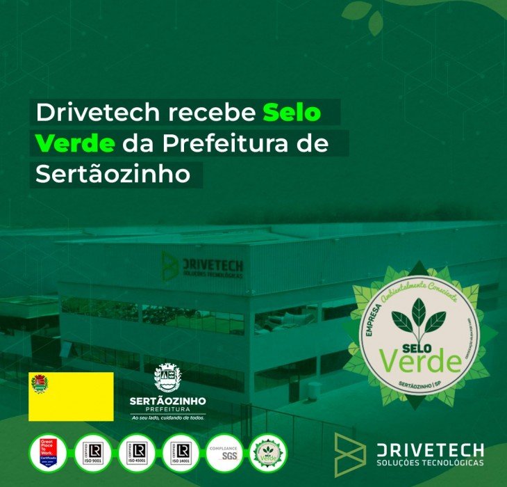 Drivetech recebe Selo Verde