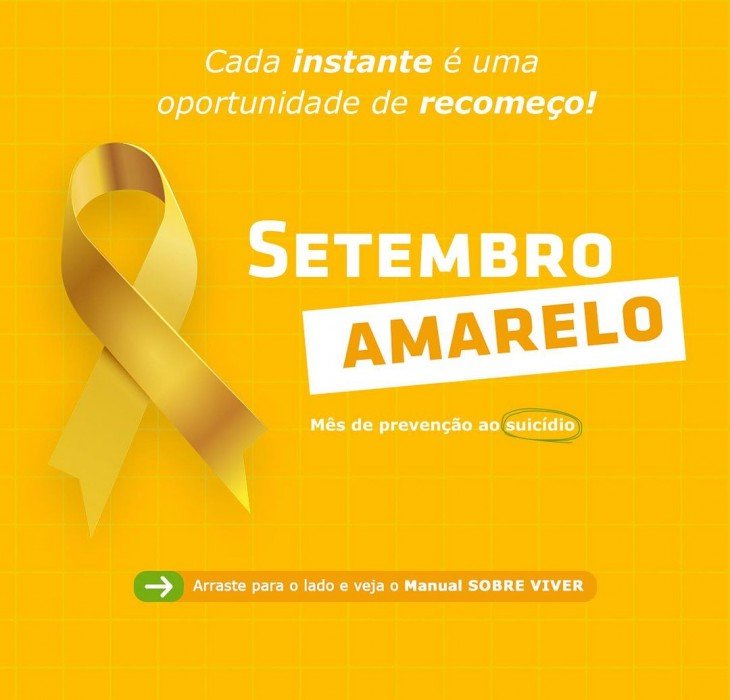 Setembro Amarelo - Prevenção ao suicídio